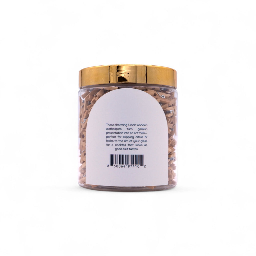 Mini Clothespin Garnish Clips