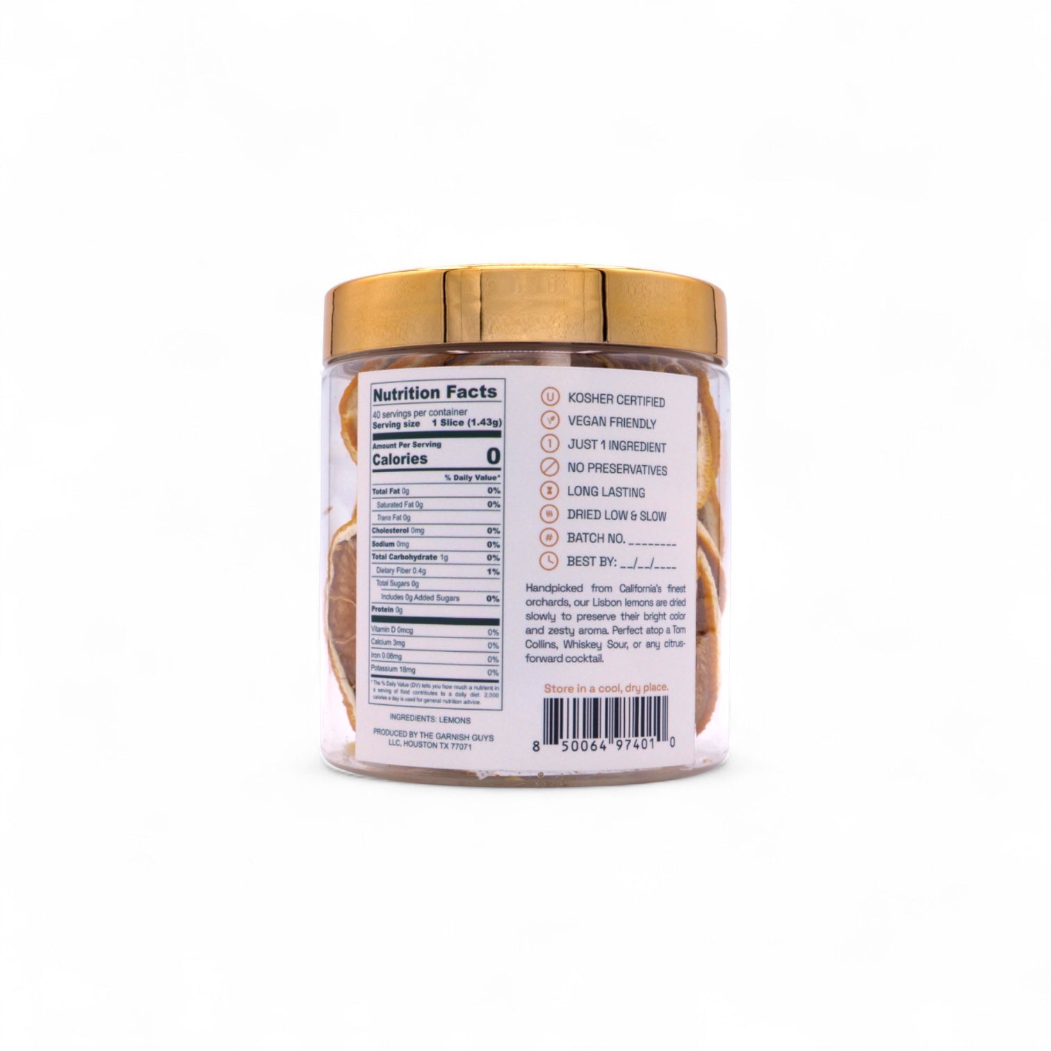 Lisbon Lemon Garnish