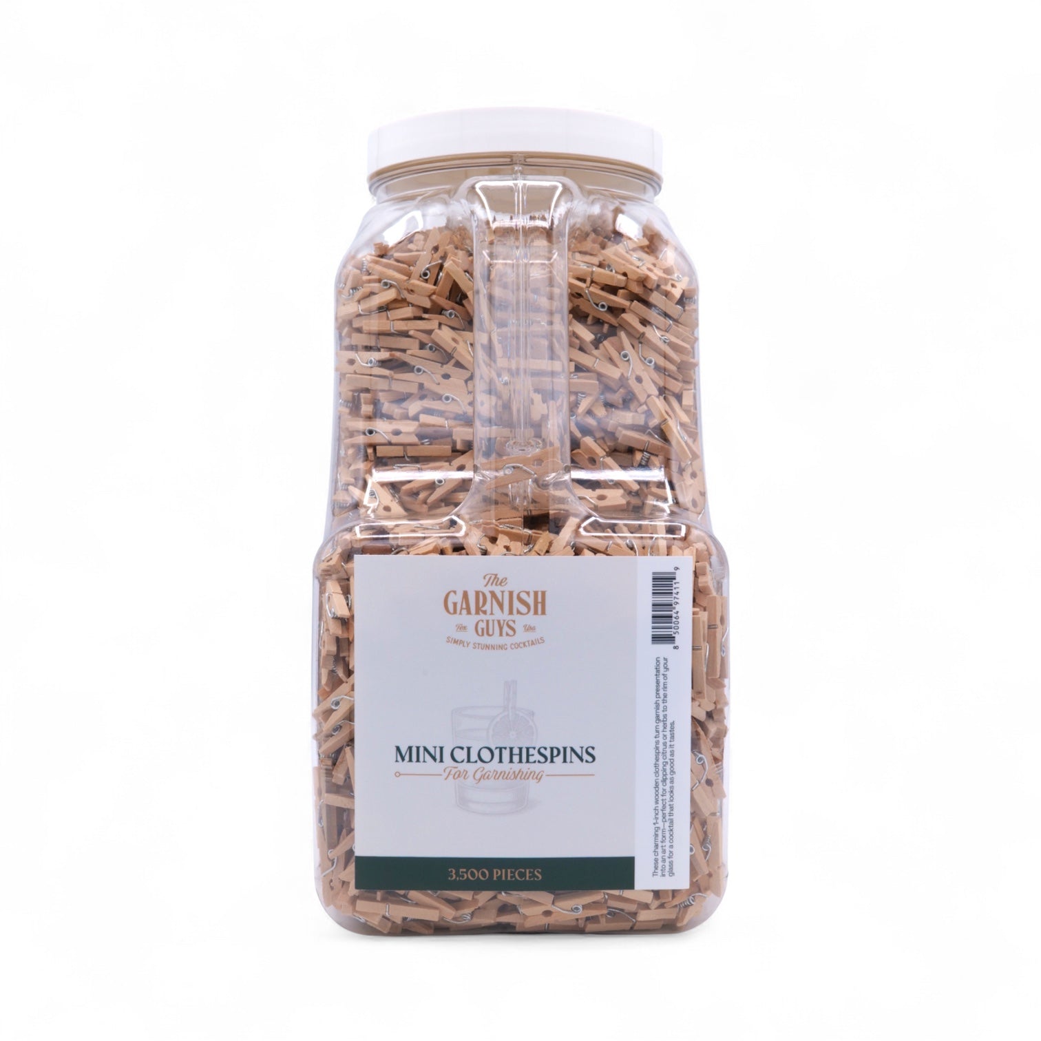 Mini Clothespin Garnish Clips