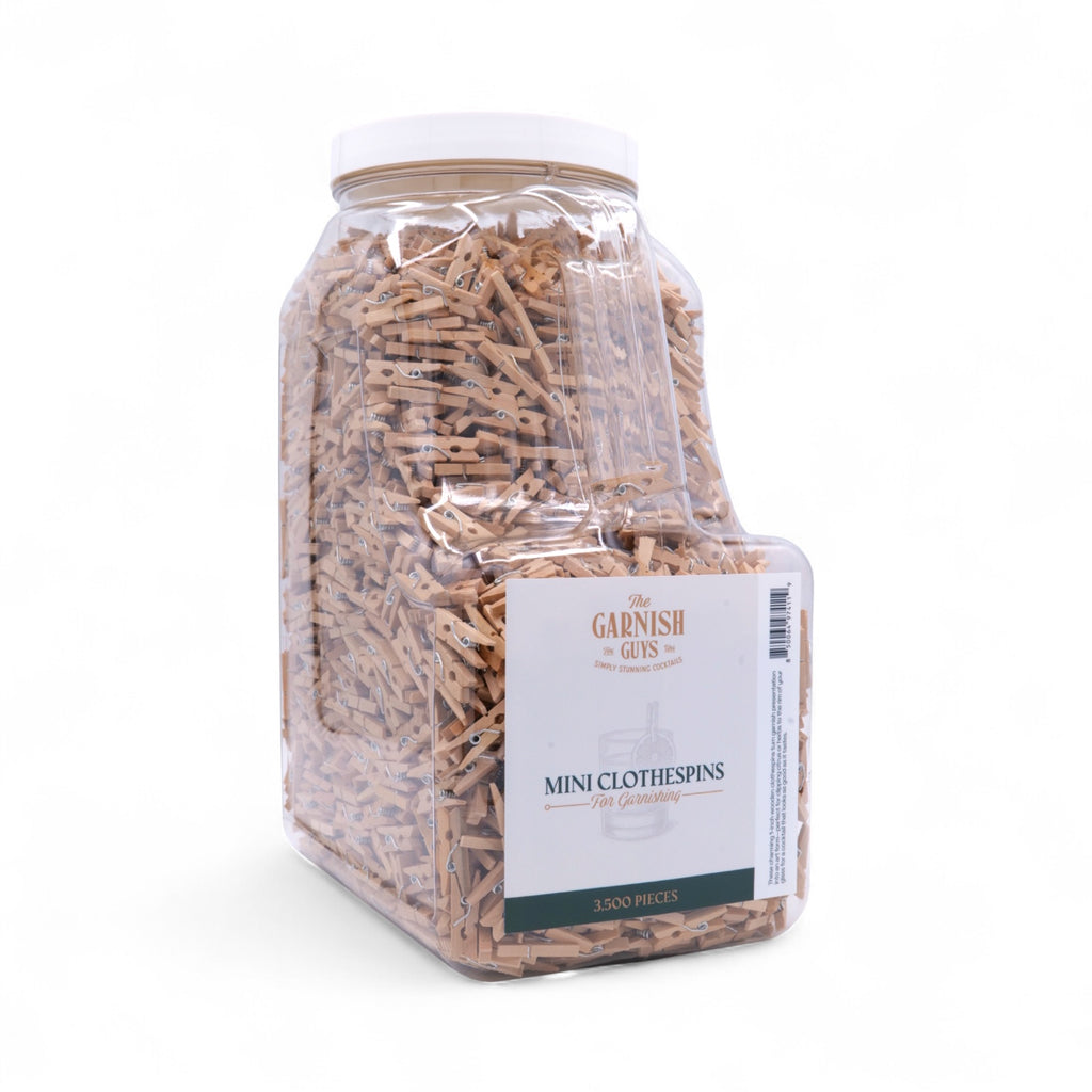 Mini Clothespin Garnish Clips