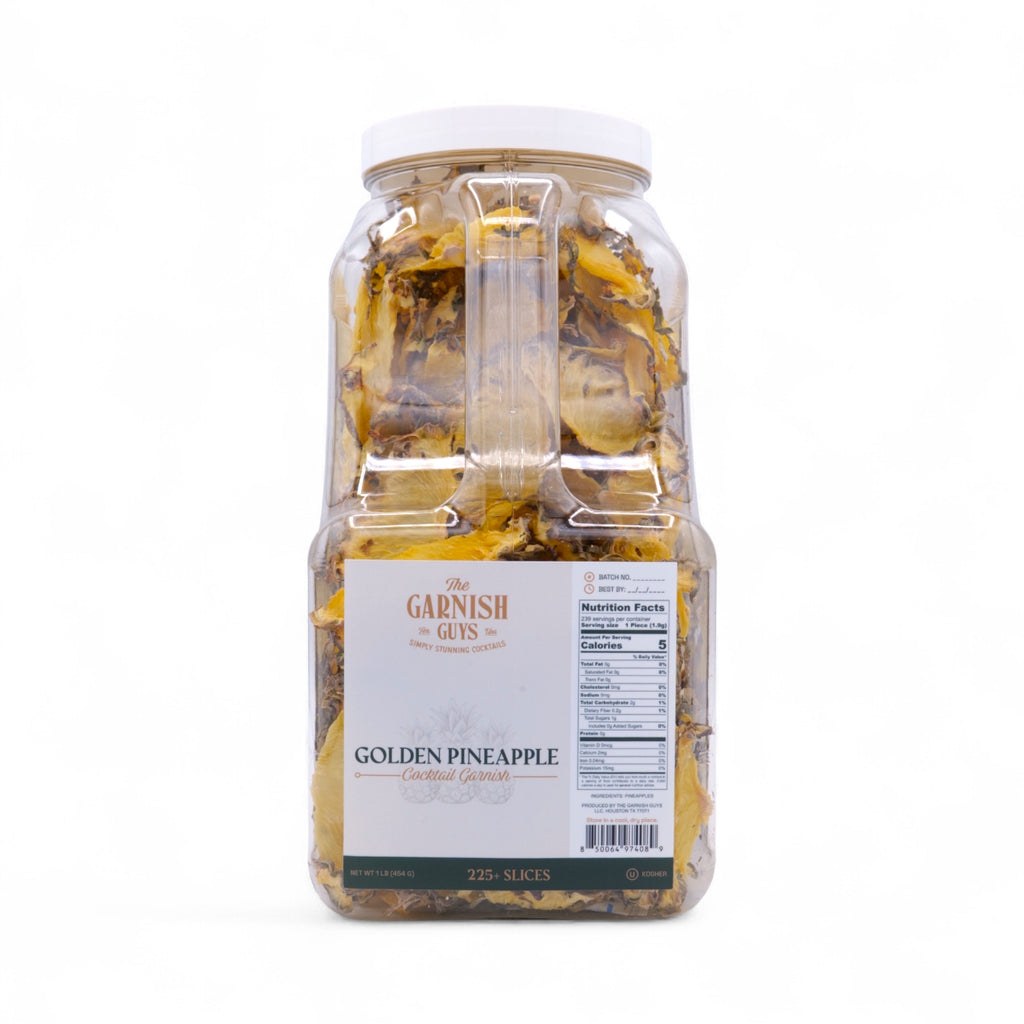 Golden Pineapple Garnish