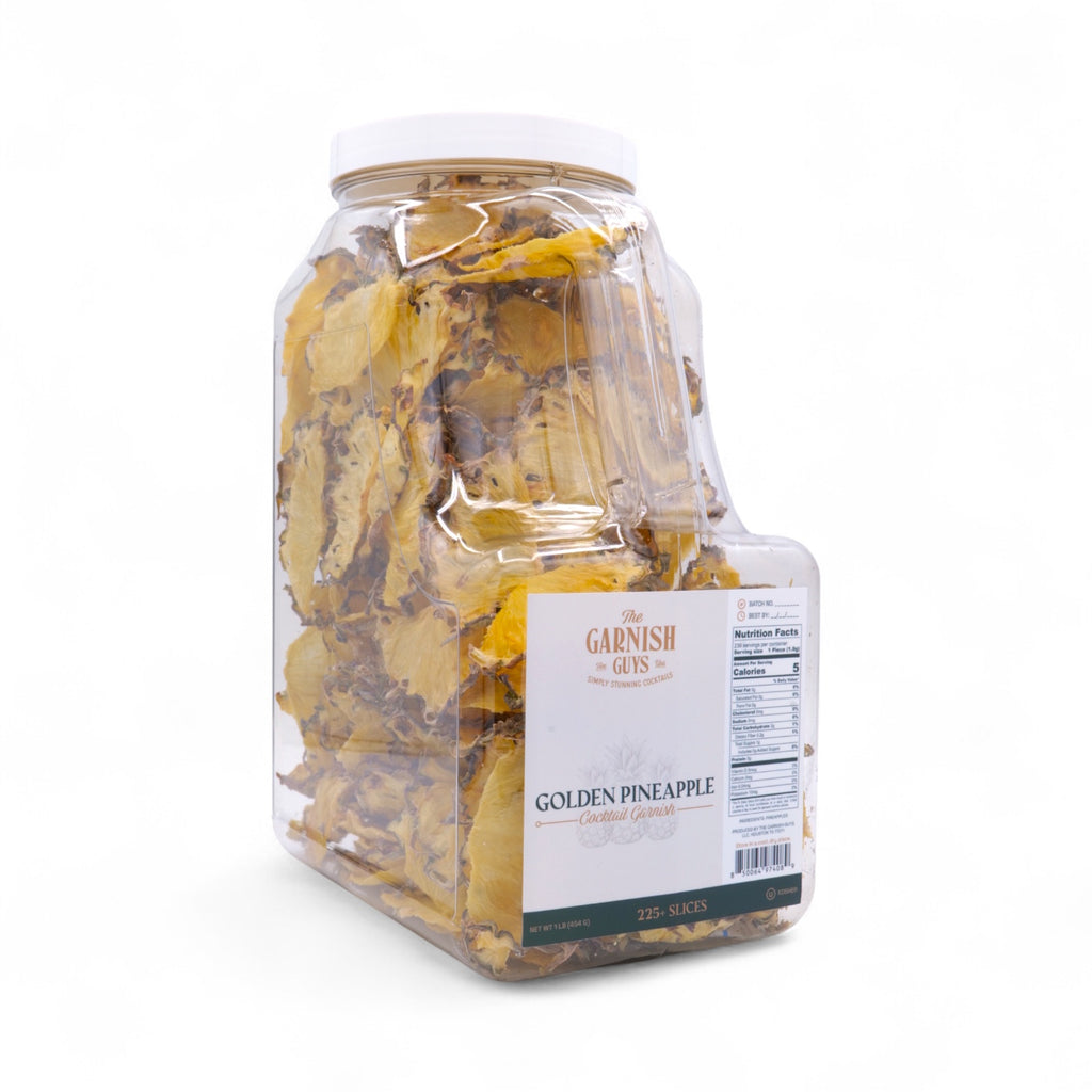 Golden Pineapple Garnish